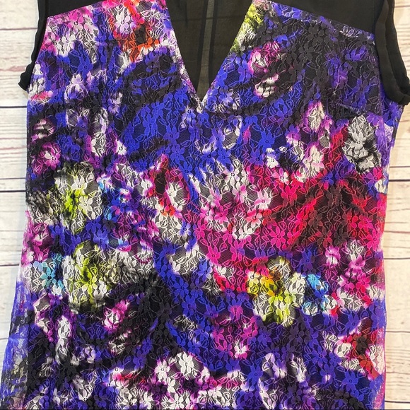 Sandro colorful lace dress - Picture 2 of 7